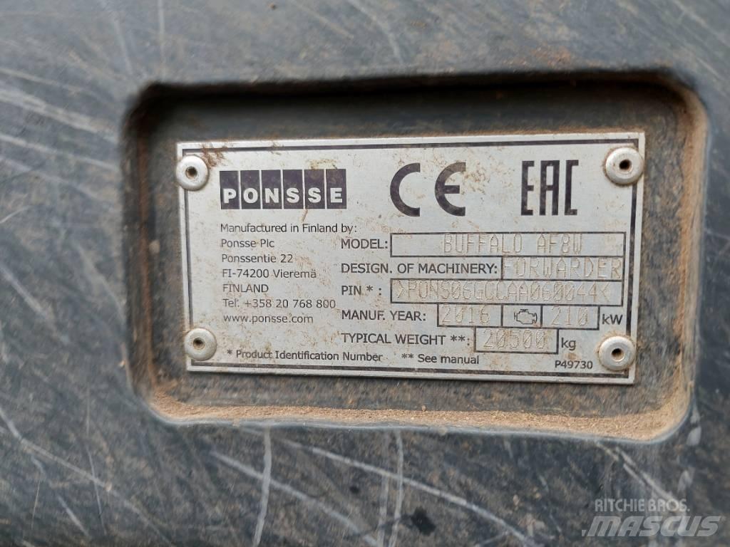 Ponsse BUFFALO AF 8W Kihordók