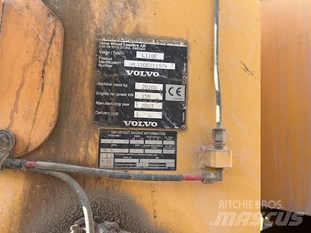 Volvo L 110 E Gumikerekes homlokrakodók