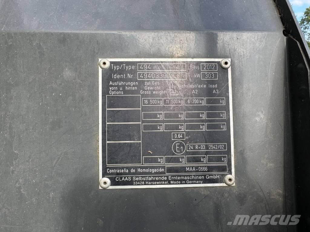 CLAAS Jaguar 930 Önjáró szecskázók
