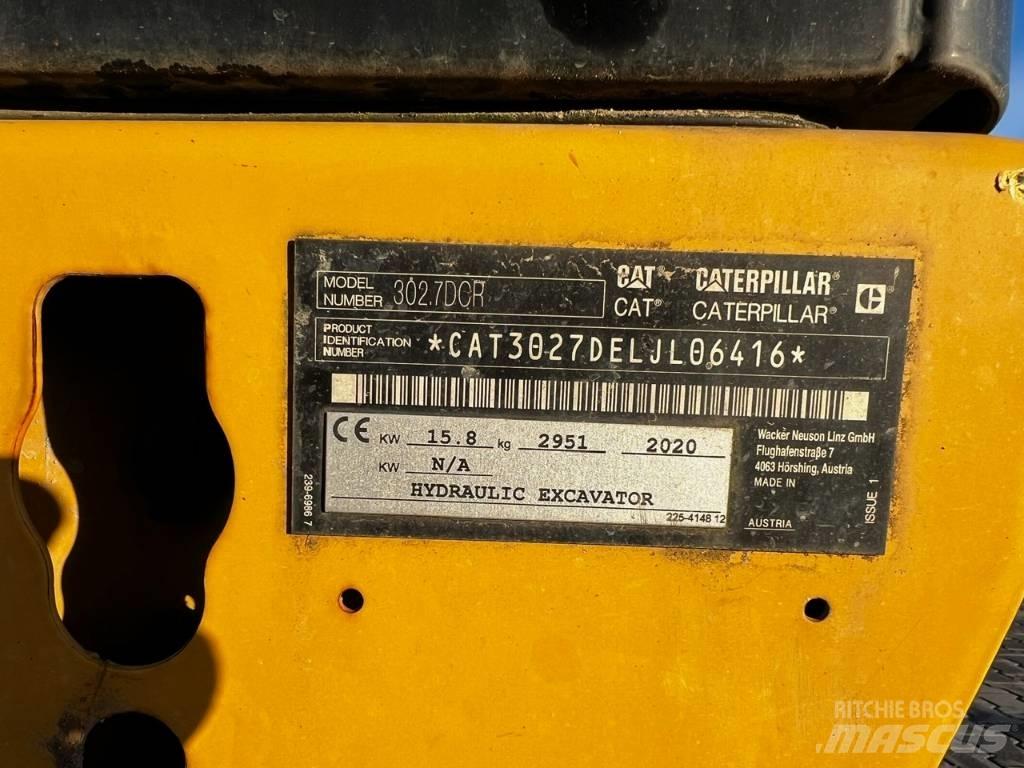 CAT 302.7 DCR Mini kotrók < 7t