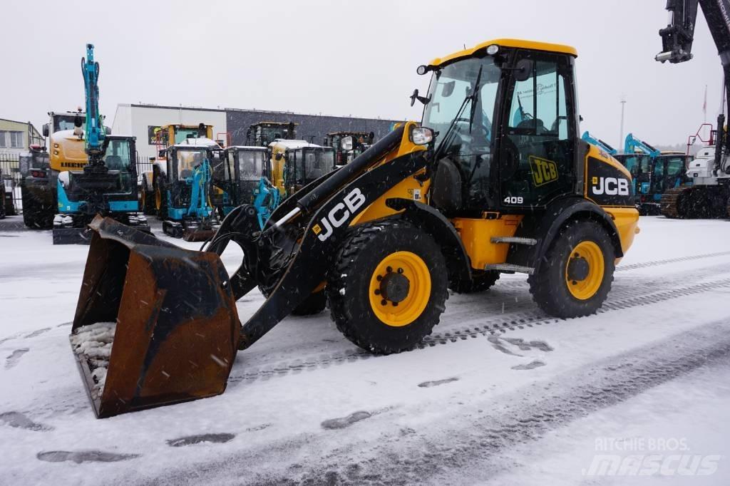 JCB 409 Gumikerekes homlokrakodók