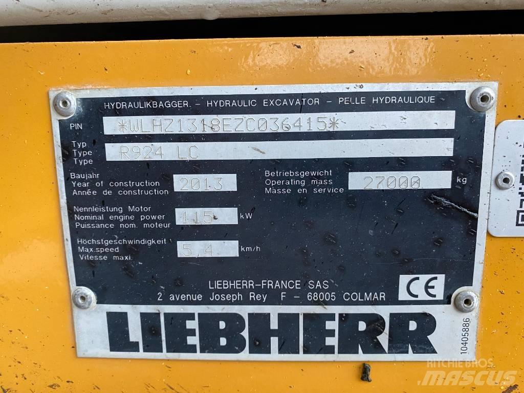 Liebherr 924 Lánctalpas kotrók