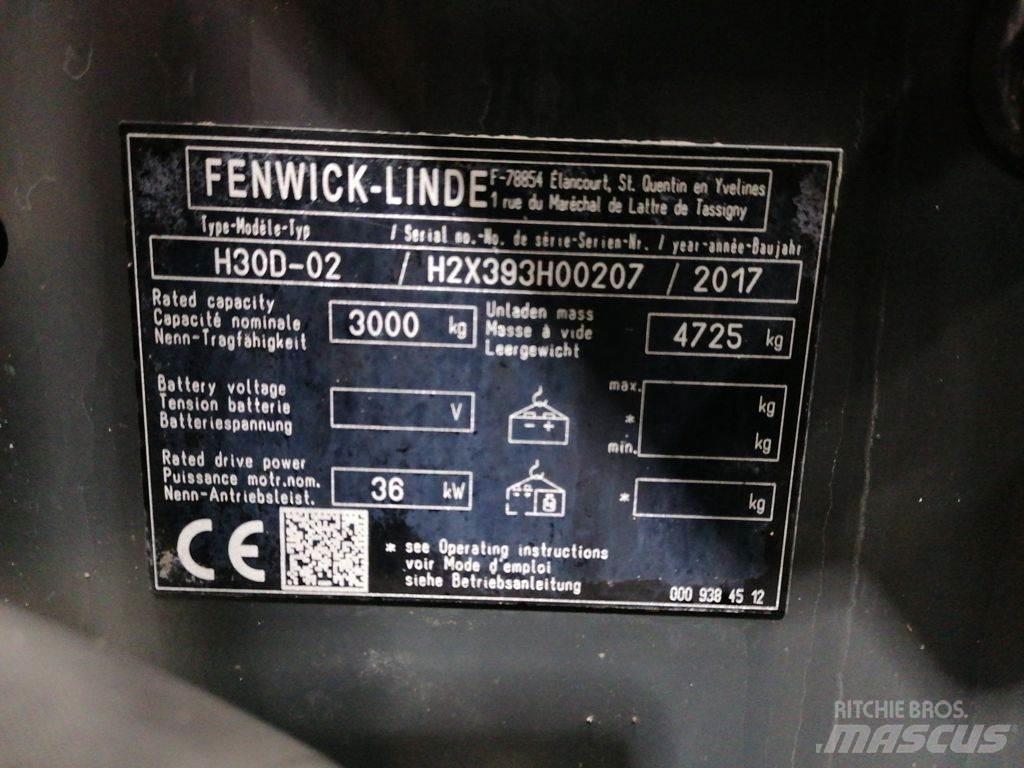 Linde H30D-02 Dízel targoncák