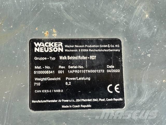 Wacker Neuson RD 7 Ikerdobos hengerek