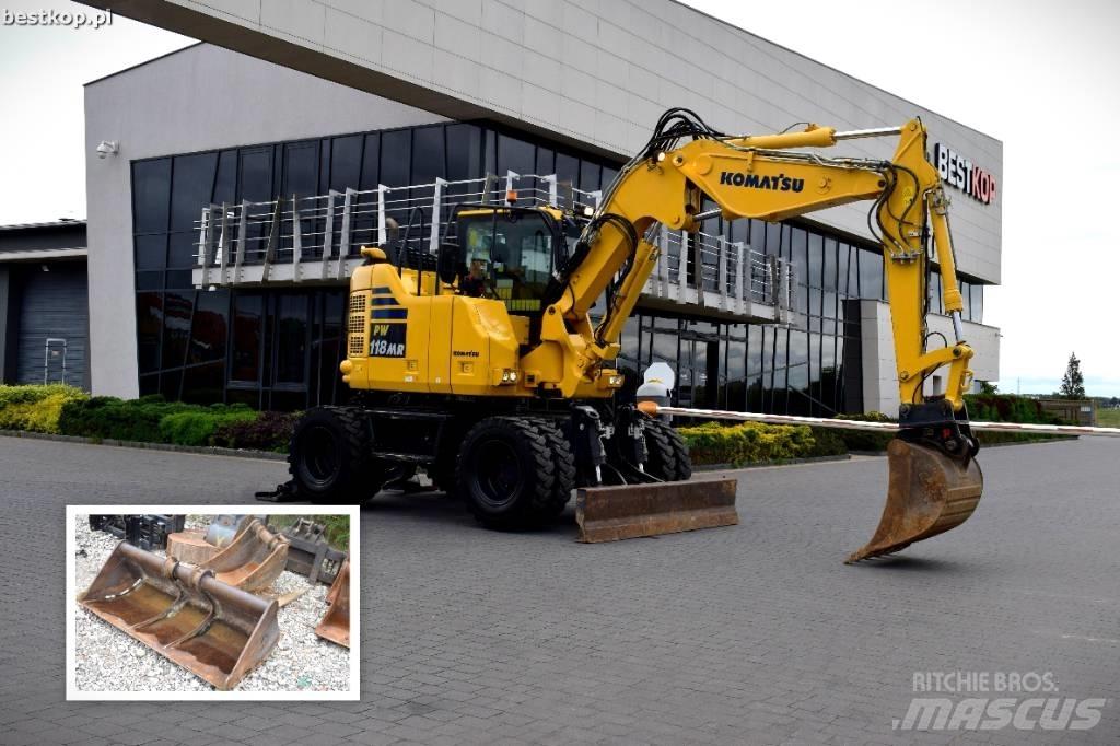 Komatsu PW118MR-11 Gumikerekes kotrók
