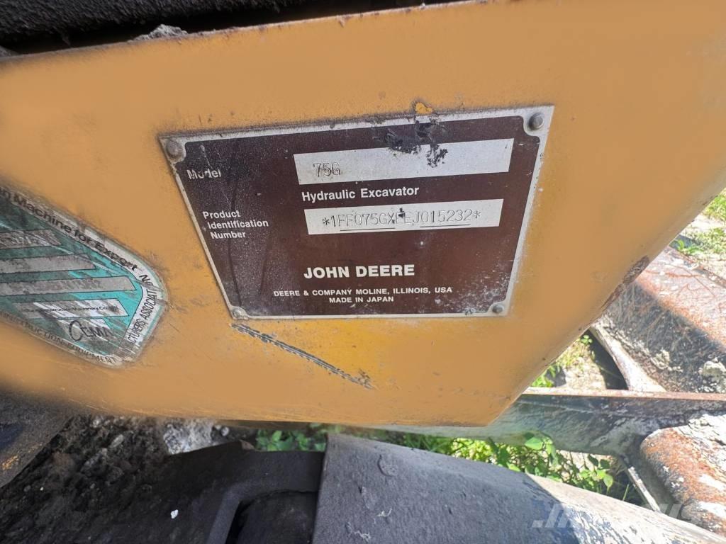 John Deere 75 G Mini kotrók < 7t