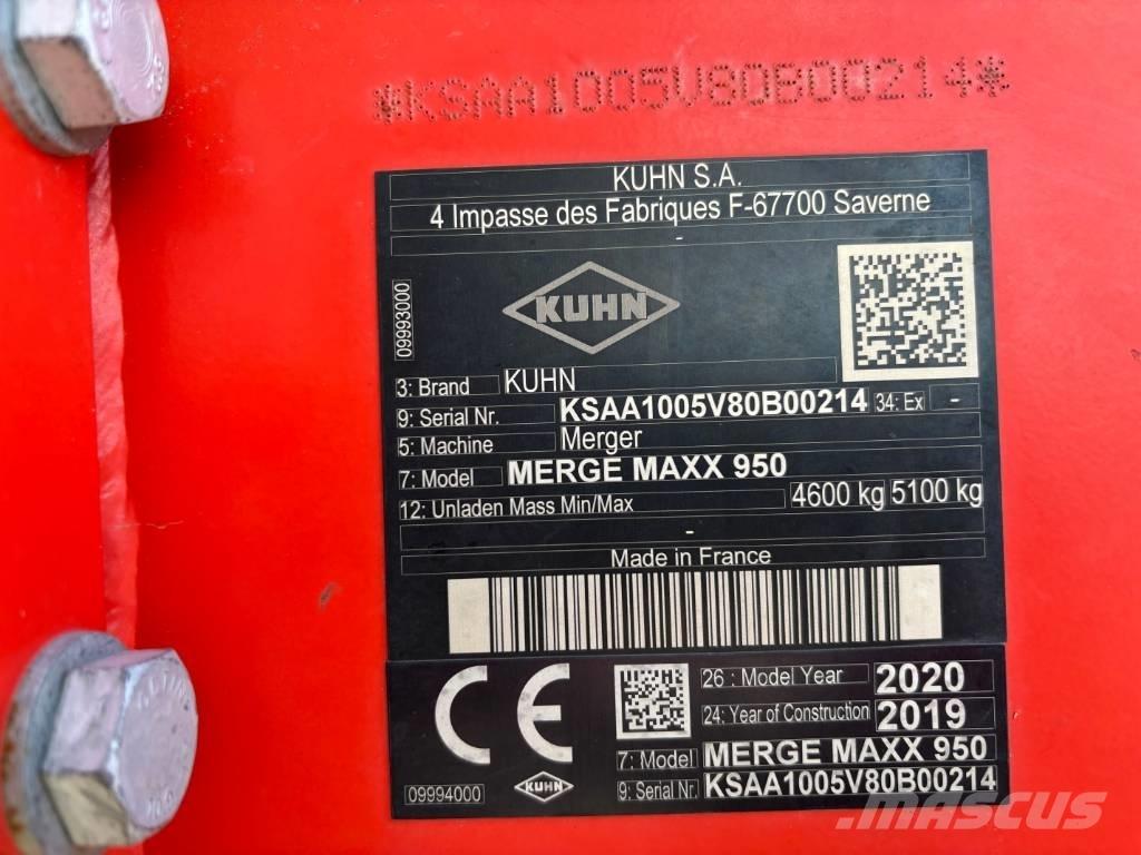 Kuhn Merge Maxx 950 Rendforgatók