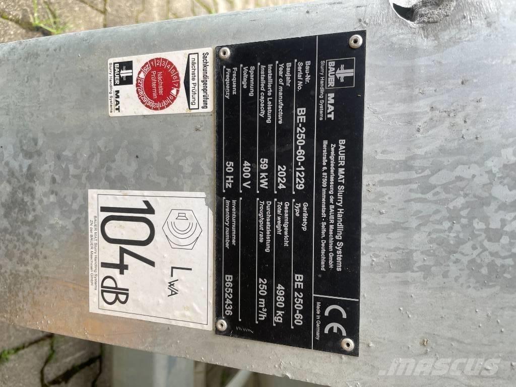 Bauer MAT BE 250-60 Építőipar - Egyebek