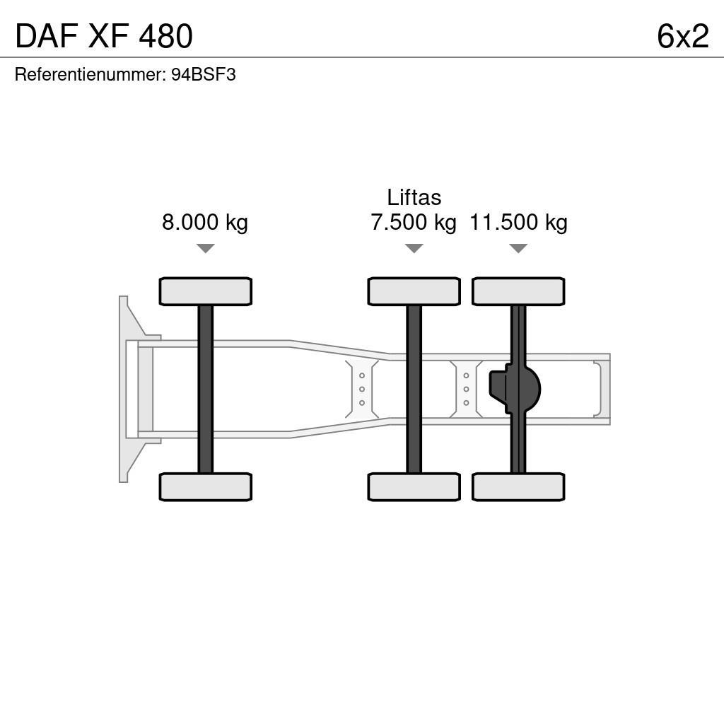 DAF XF 480 Nyergesvontatók