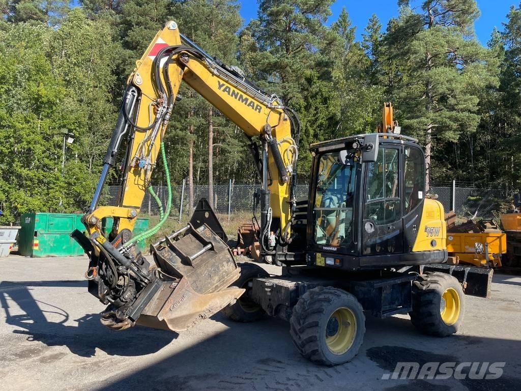 Yanmar B 95 W Gumikerekes kotrók