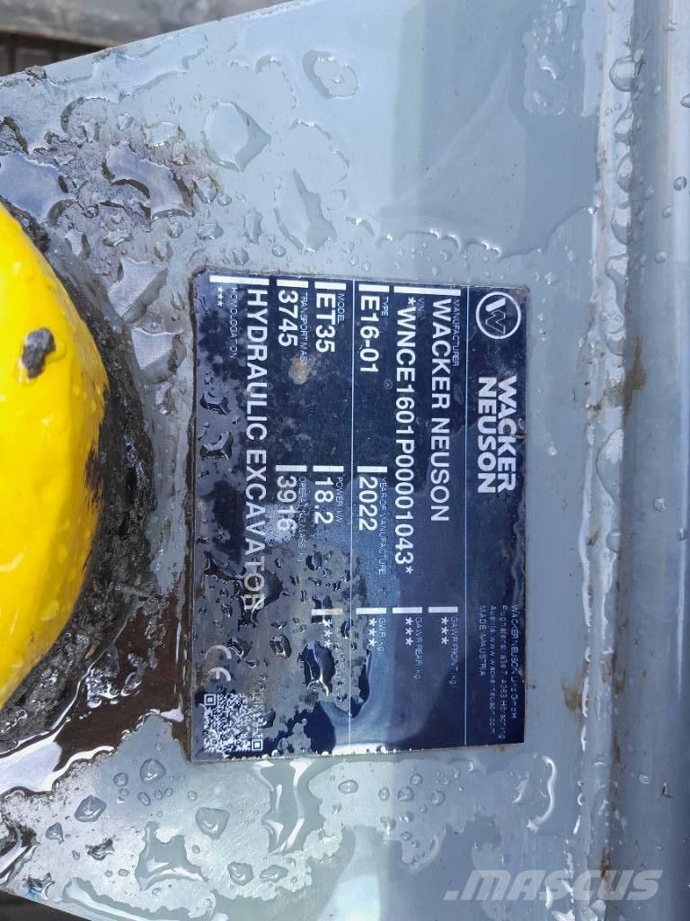 Wacker Neuson ET 35 Lánctalpas kotrók