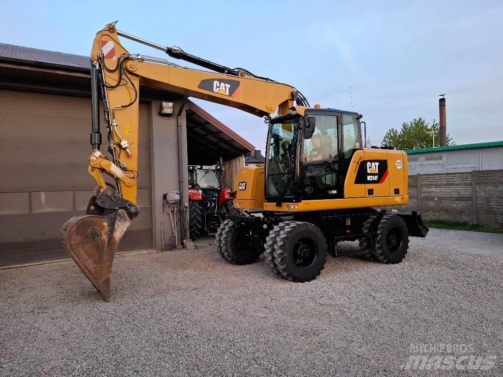 CAT 314 F Gumikerekes kotrók