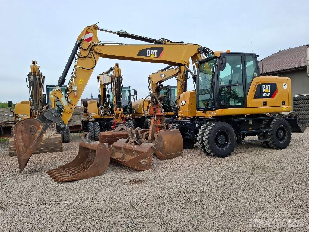 CAT 314 F Gumikerekes kotrók