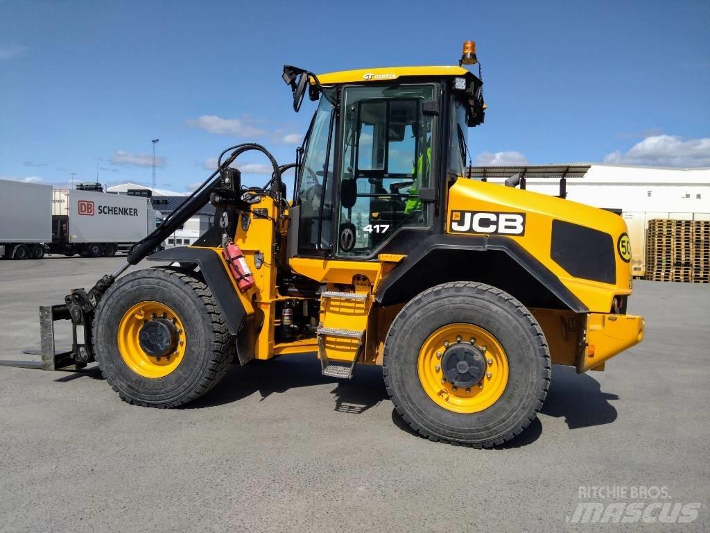 JCB 417 HT Gumikerekes homlokrakodók