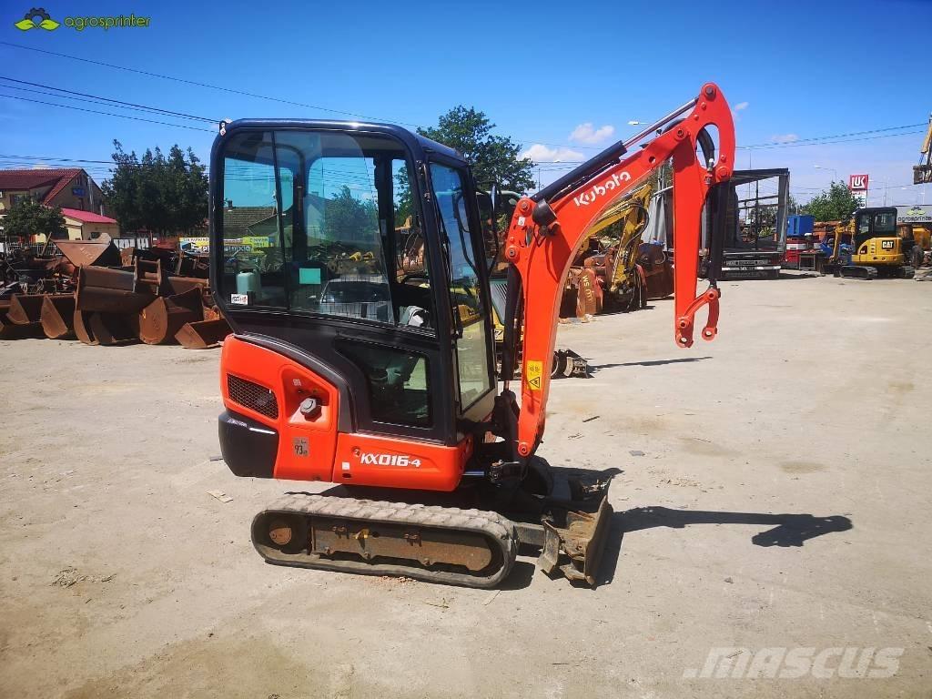 Kubota KX 016-4 Mini kotrók < 7t