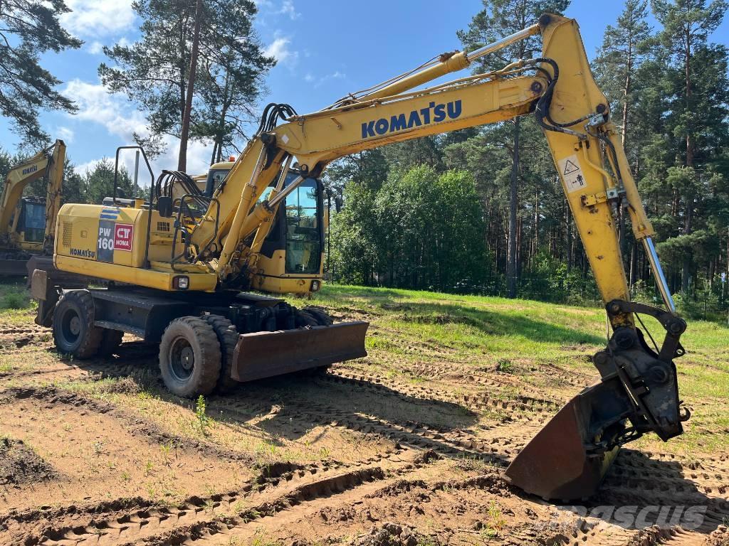 Komatsu PW 160-7 Gumikerekes kotrók