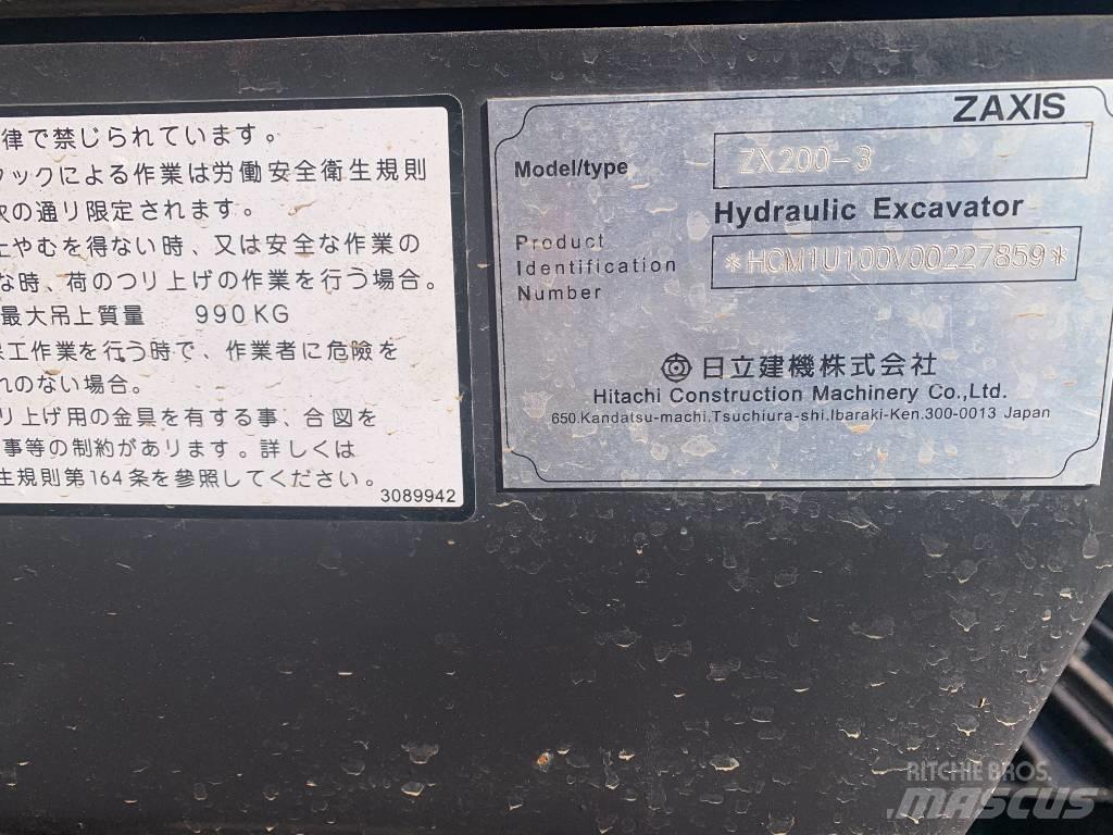Hitachi Zaxis 200 LC Lánctalpas kotrók