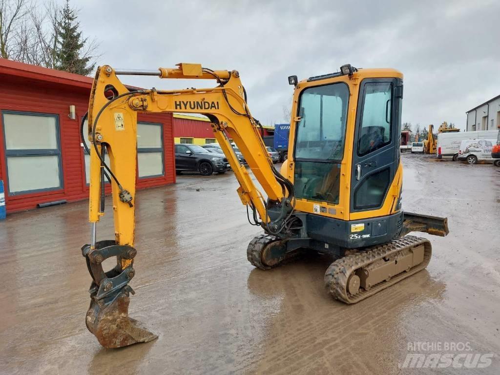 Hyundai R25Z-9AK Mini kotrók < 7t