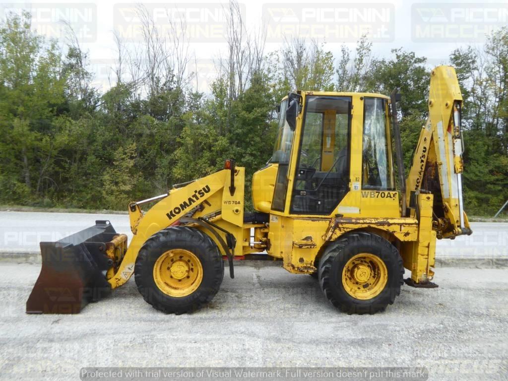 Komatsu WB70A Kotrórakodók