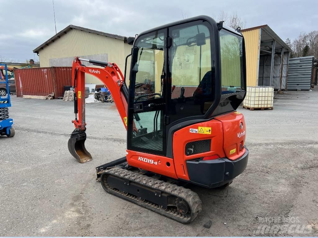 Kubota KX -019-4 Mini kotrók < 7t