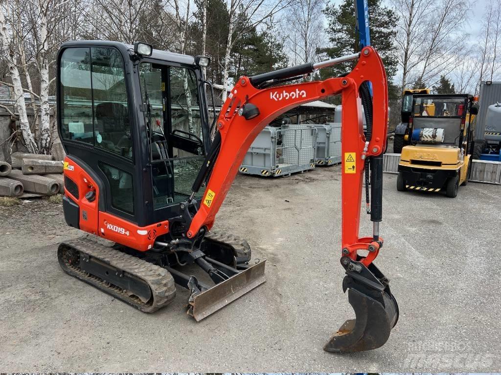 Kubota KX -019-4 Mini kotrók < 7t