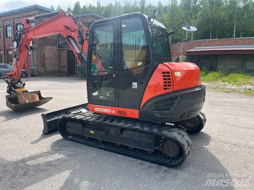 Kubota KX 080-4 Közepes (midi) kotrók 7 t - 12 t