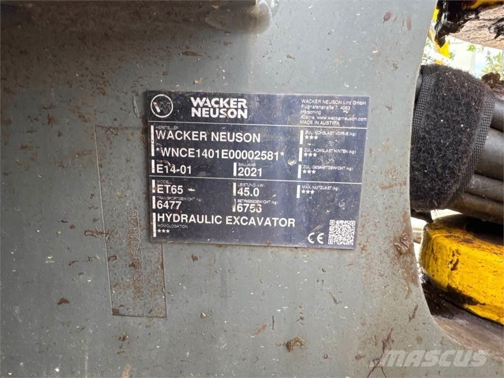 Wacker Neuson ET65 Lánctalpas kotrók
