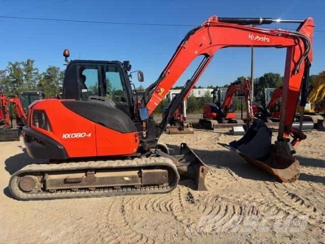 Kubota KX 080-4 Közepes (midi) kotrók 7 t - 12 t