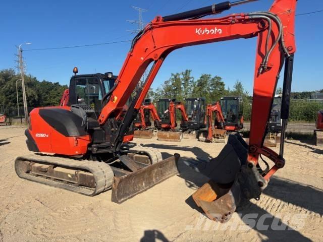 Kubota KX 080-4 Közepes (midi) kotrók 7 t - 12 t