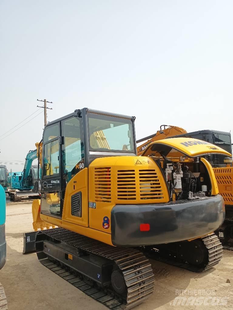 Komatsu PC 60 Mini kotrók < 7t