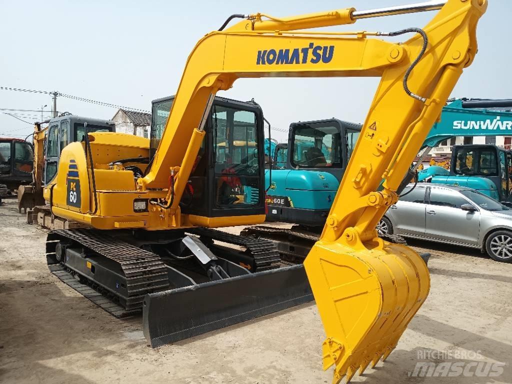 Komatsu PC 60 Mini kotrók < 7t