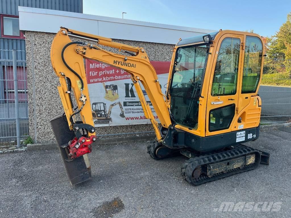 Hyundai R18-9 Mini kotrók < 7t