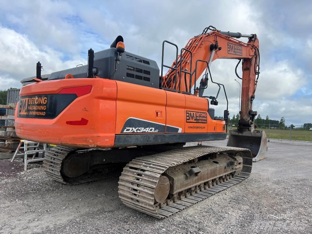 Doosan DX 340 LC-5 Lánctalpas kotrók
