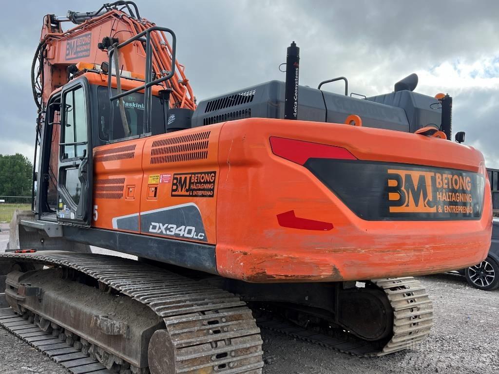 Doosan DX 340 LC-5 Lánctalpas kotrók