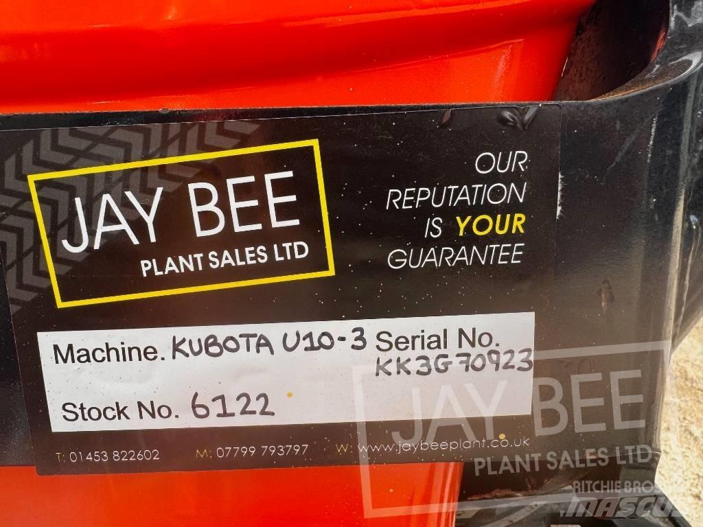Kubota U 10-3 Mini kotrók < 7t