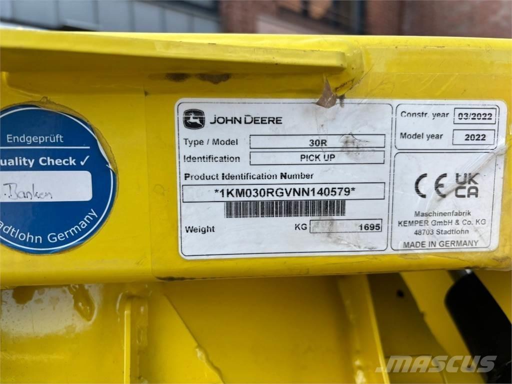 John Deere 30R széna- és takarmánygép tartozékok