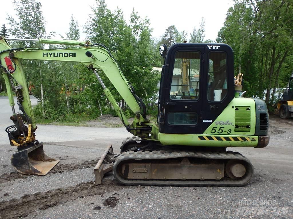 Hyundai Robex 55-3 Mini kotrók < 7t