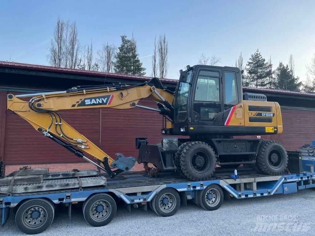Sany SY155W Gumikerekes kotrók