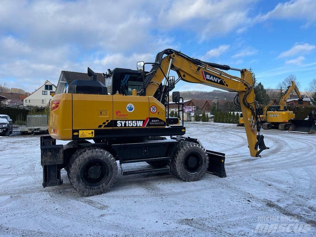 Sany SY155W Gumikerekes kotrók