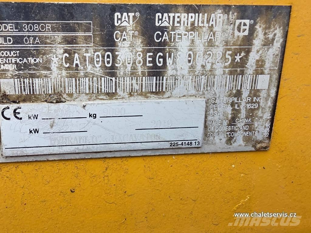 CAT 308 CR Közepes (midi) kotrók 7 t - 12 t