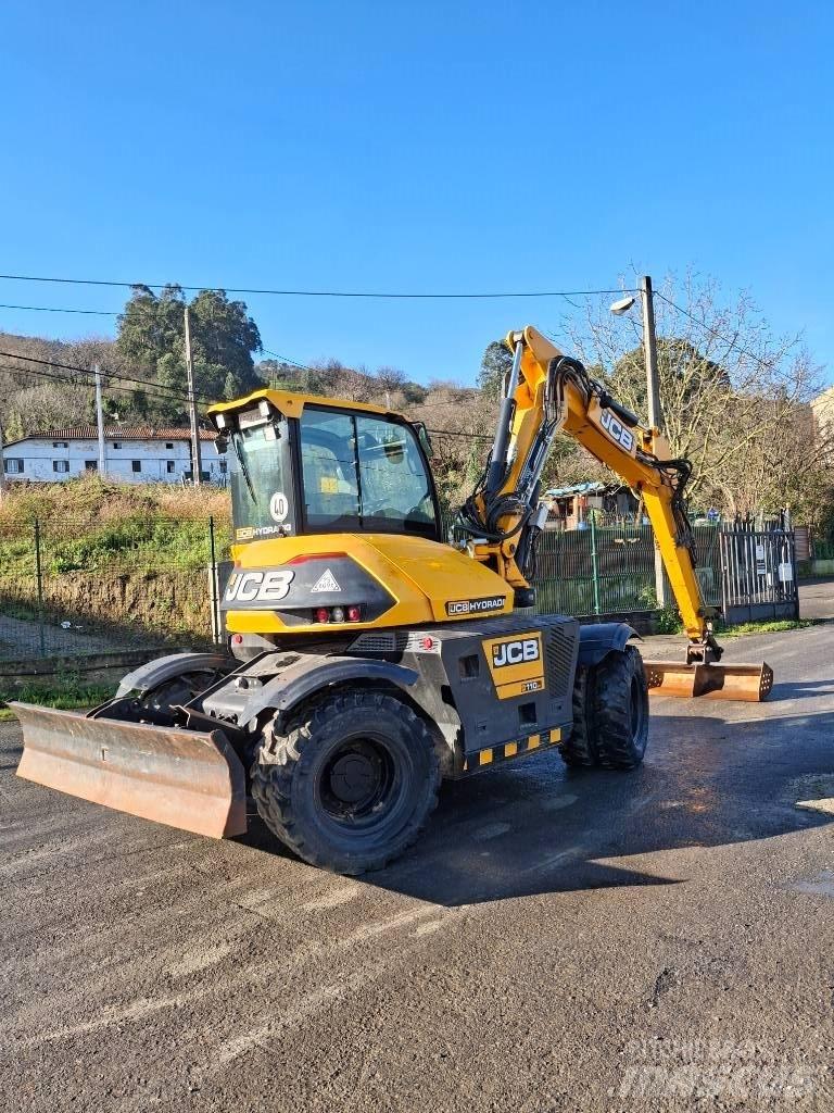 JCB Hydradig 110W Gumikerekes kotrók