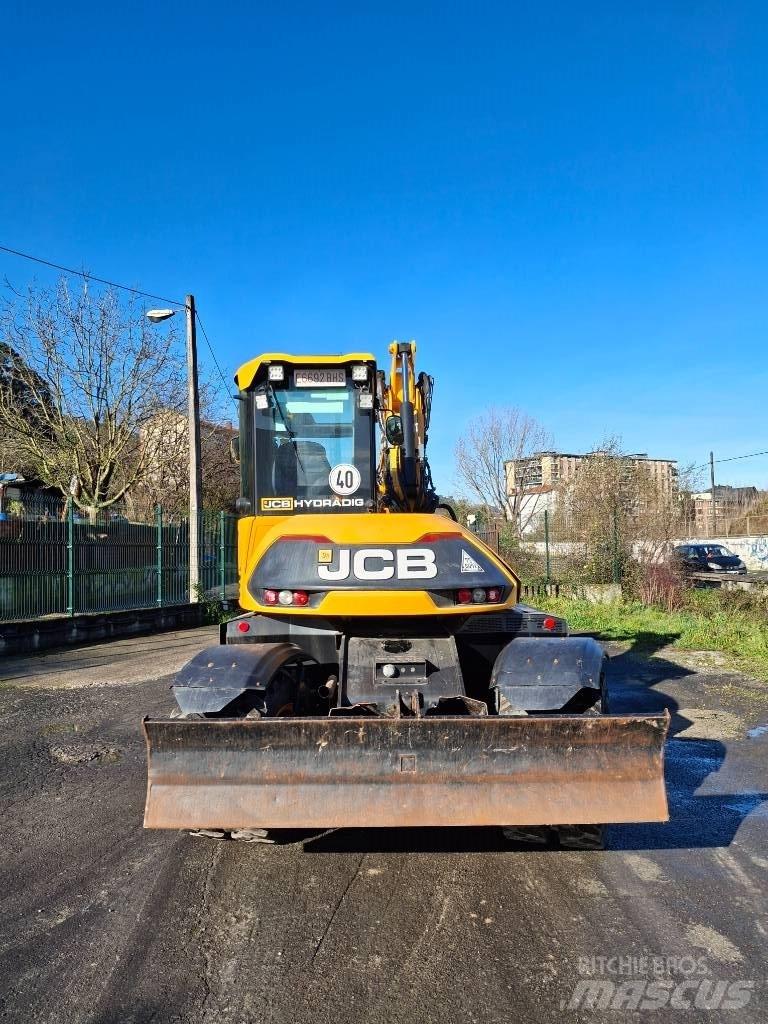 JCB Hydradig 110W Gumikerekes kotrók