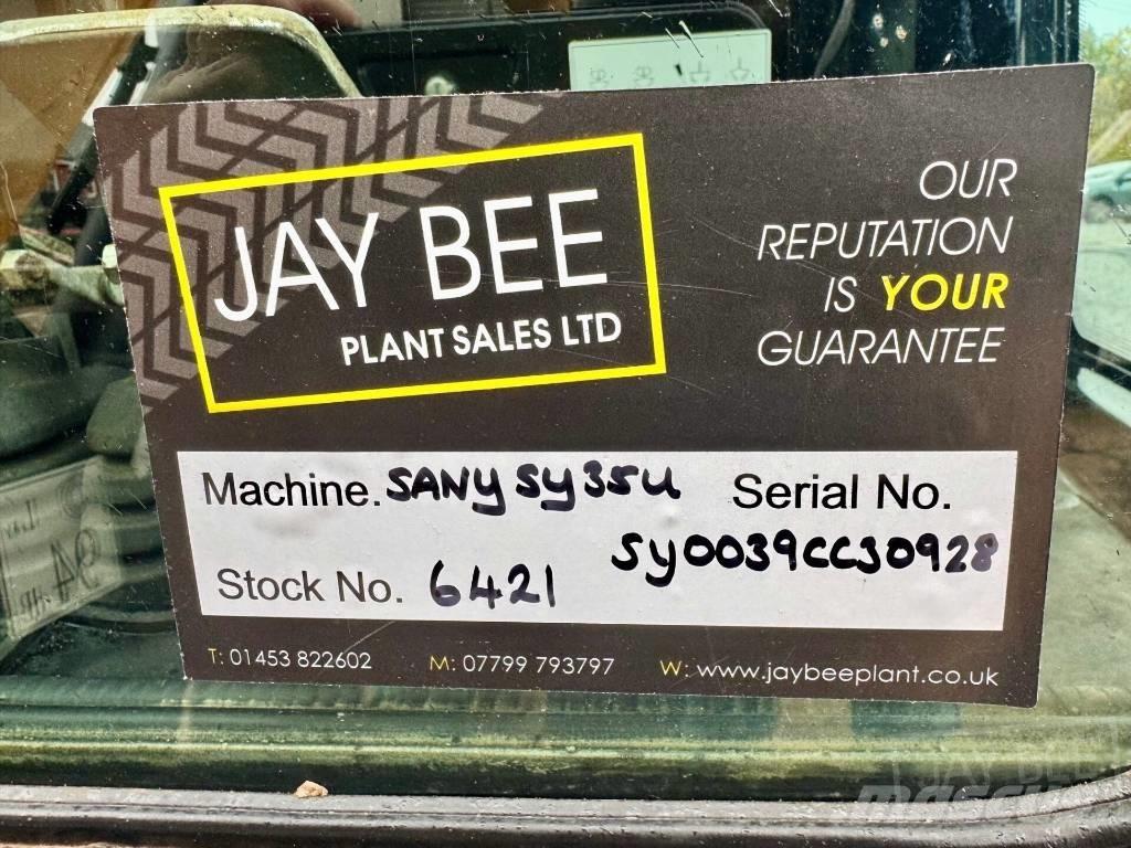 Sany SY 35 U Mini kotrók < 7t