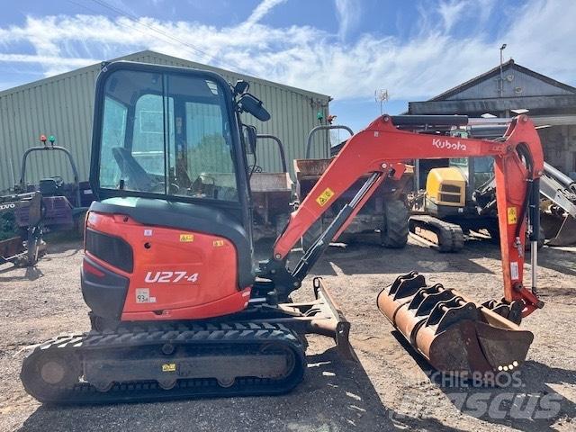 Kubota U 27-4 Mini kotrók < 7t