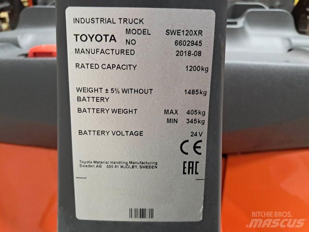 Toyota SWE120XR Gyalogkíséretű targonca