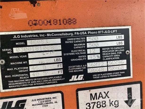 JLG 460 SJ Teleszkópos emelők