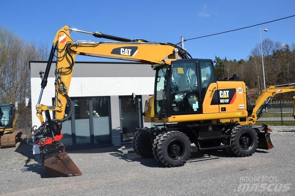 CAT M 315 F Gumikerekes kotrók
