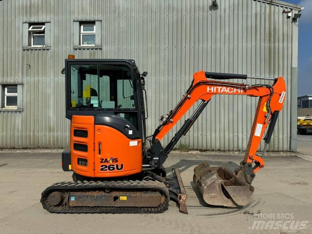 Hitachi ZX 26 U-5 Mini kotrók < 7t
