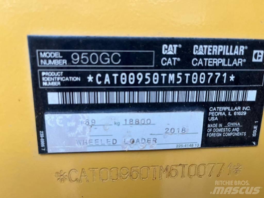 CAT 950GC Gumikerekes homlokrakodók