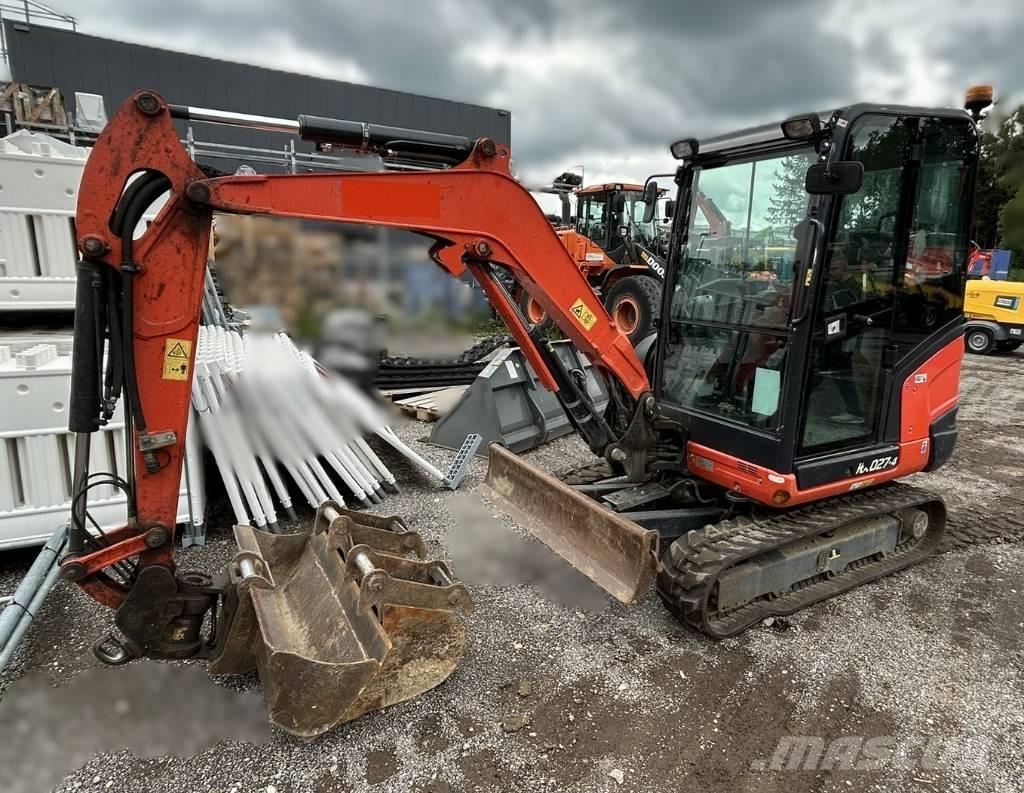 Kubota KX 027 Mini kotrók < 7t